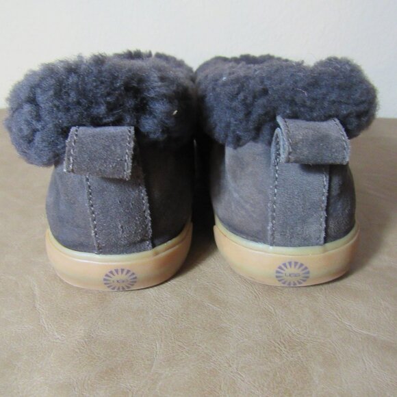 UGG Australia Women's Rylan Slippers Brown Suede Leather Sheepskin Size 9 US - Picture 4 of 6